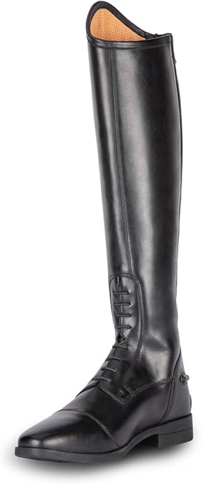 Shires Moretta Ortona Tall Black Leather Riding Boots - Dressage Cut - Multiple Sizes