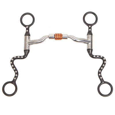 Toklat Black Seven Shank Western Curb Bit - 5-inch Mouthpiece - Professional Performance Horse Tack