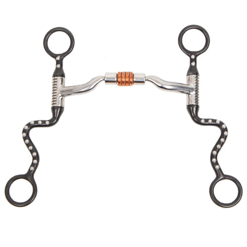 Toklat Black Seven Shank Western Curb Bit - 5-inch Mouthpiece - Professional Performance Horse Tack