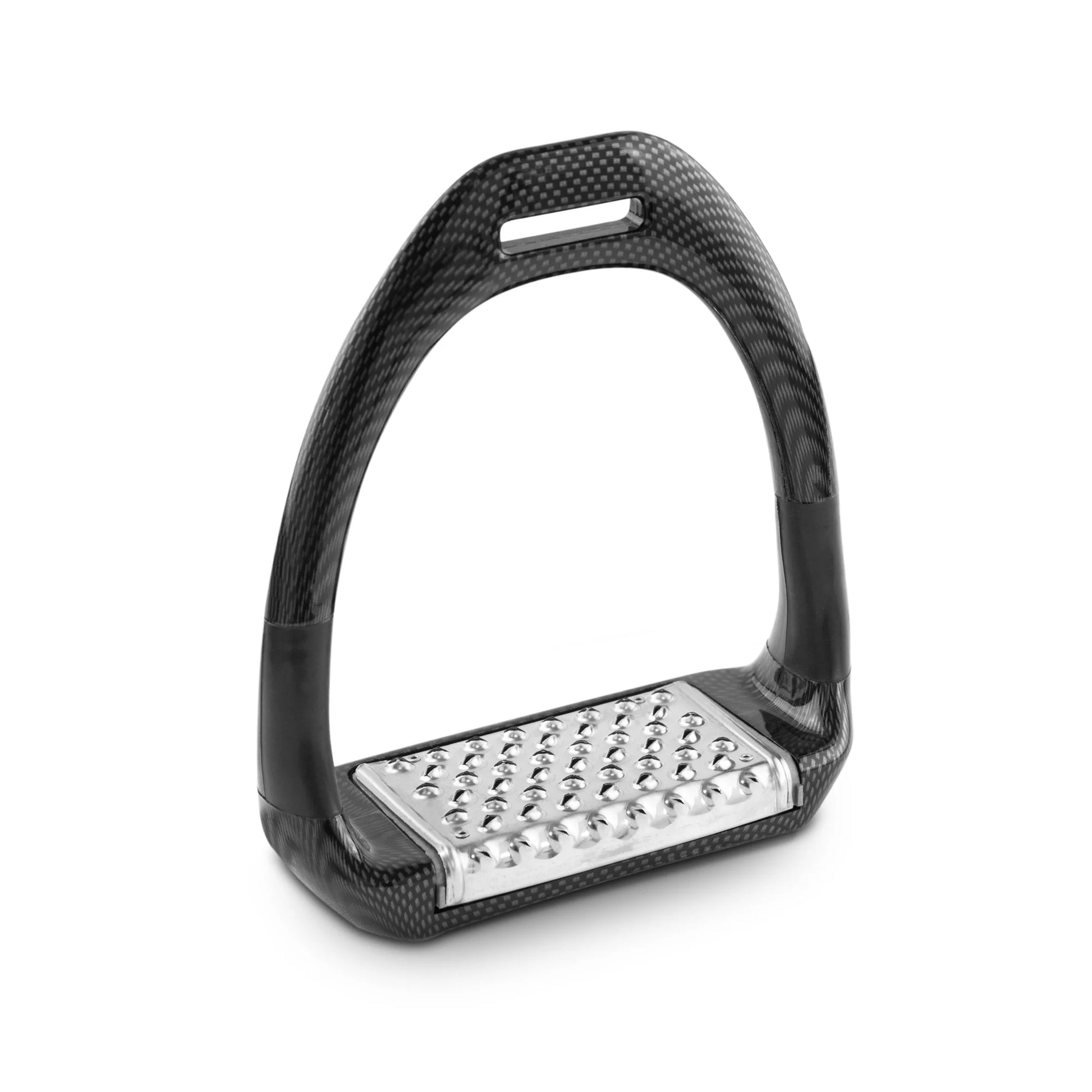 Toklat Carbon Flex Stirrups - Black with Stainless Steel Pads - Lightweight Shock-Absorbing Performance Gear