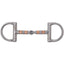 Toklat English 3-Inch Racing Dee Bit with Copper Roller Mouthpiece - Multiple Sizes