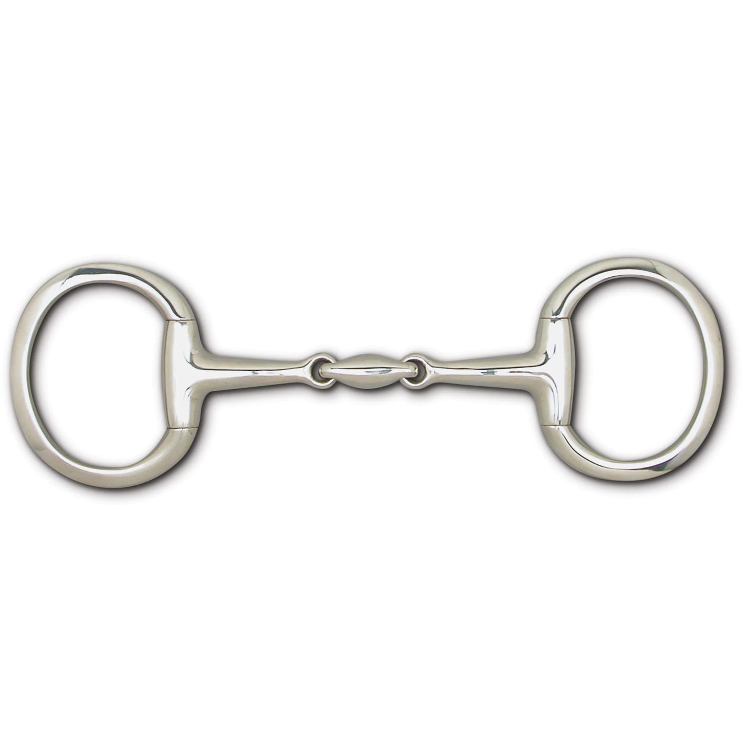 Toklat English Eggbutt Snaffle Horse Bit with Lozenge Mouthpiece - 16mm, 3 1/2"