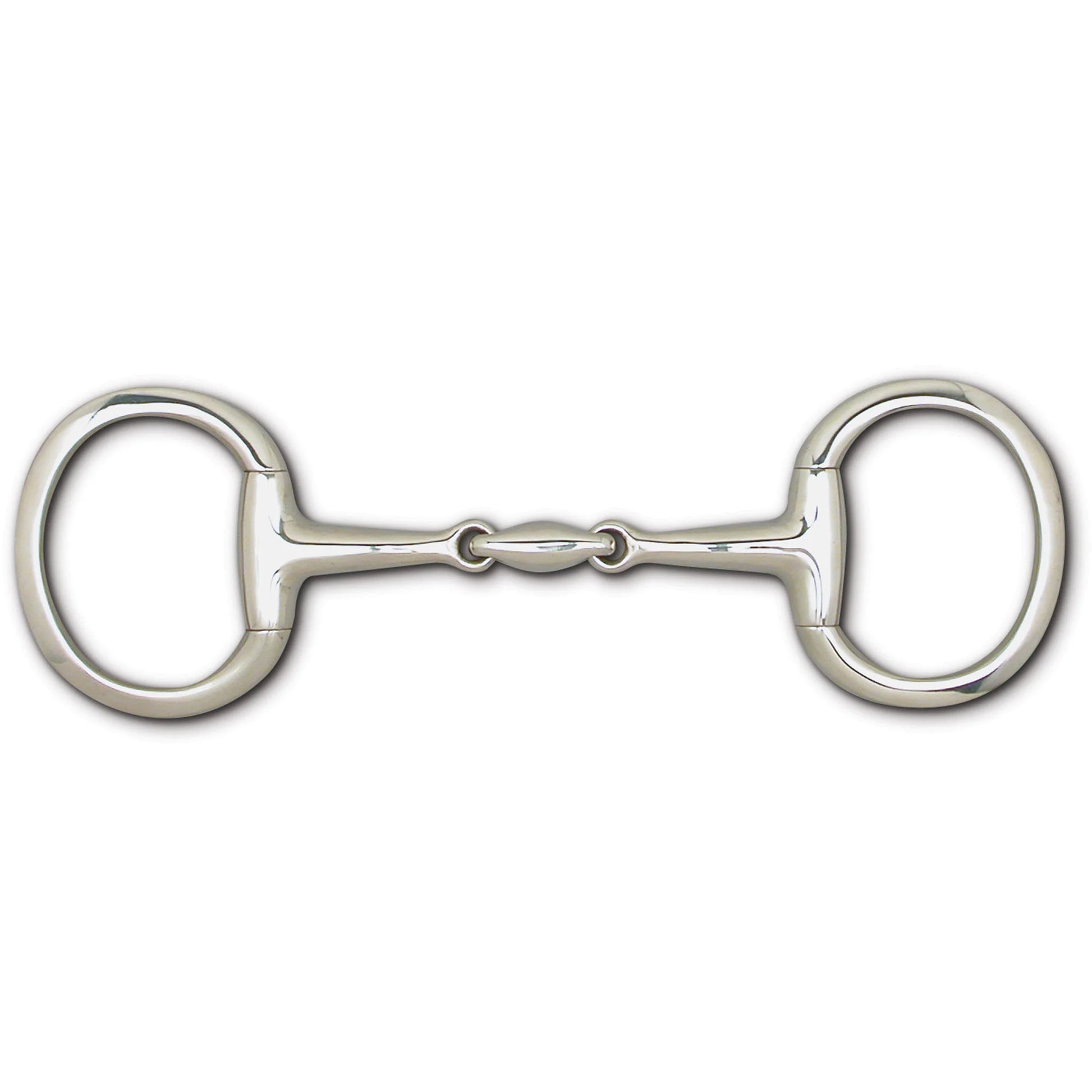 Toklat English Eggbutt Snaffle Horse Bit with Lozenge Mouthpiece - 16mm, 3 1/2"