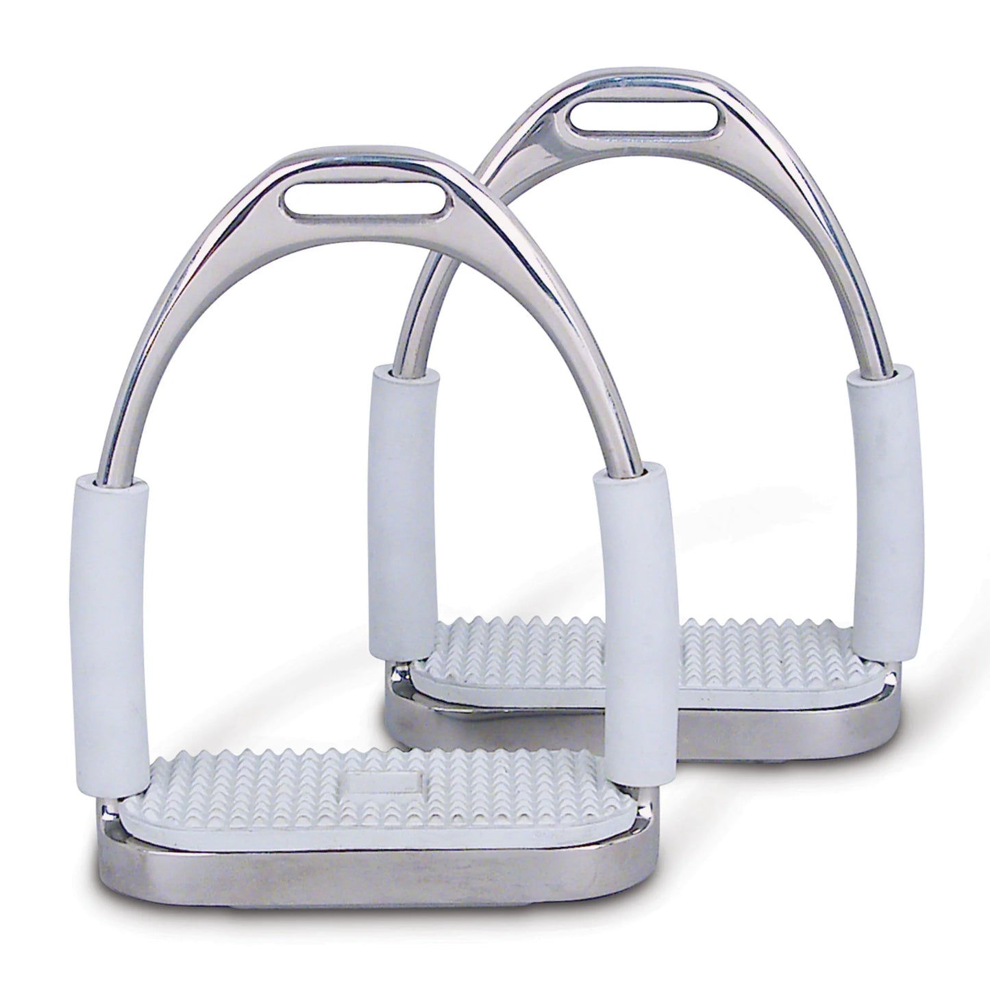 Toklat English Flexible Fillis Stirrup Irons - Stainless Steel - Multiple Sizes