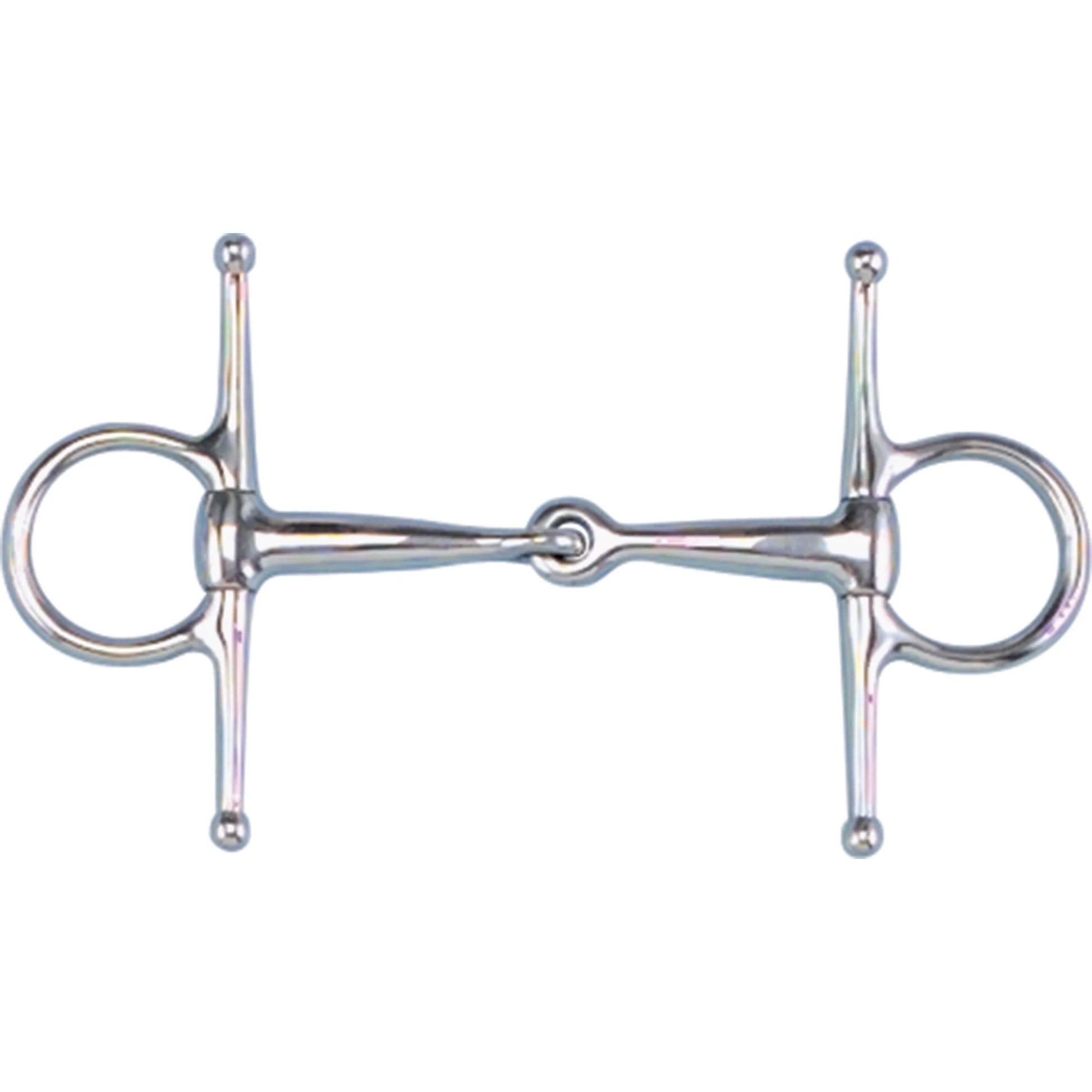 Toklat English Pony Full Cheek Snaffle Bit for Training and Performance - 4 3/4" Mouth