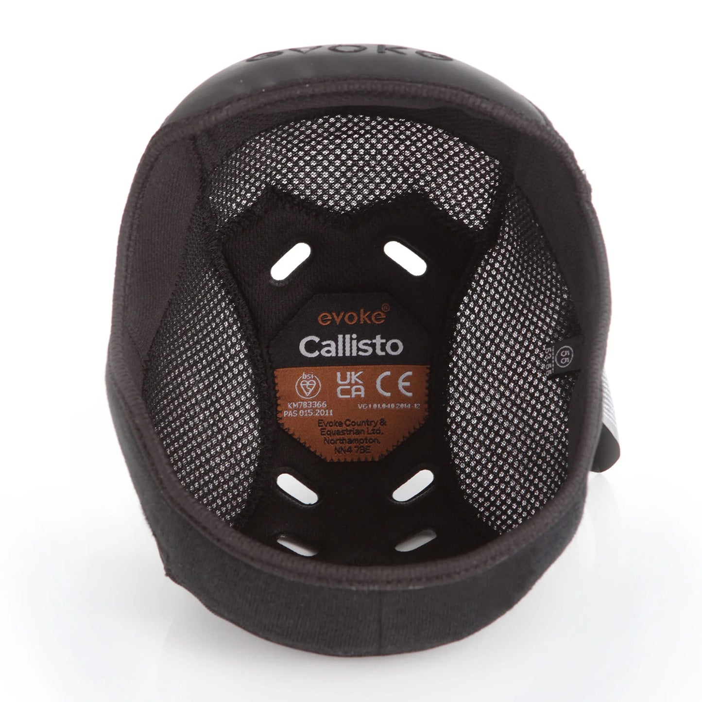 Toklat Helmet Shell Liner - Black Replacement Liner for Equestrian Riding Helmets 70-200401