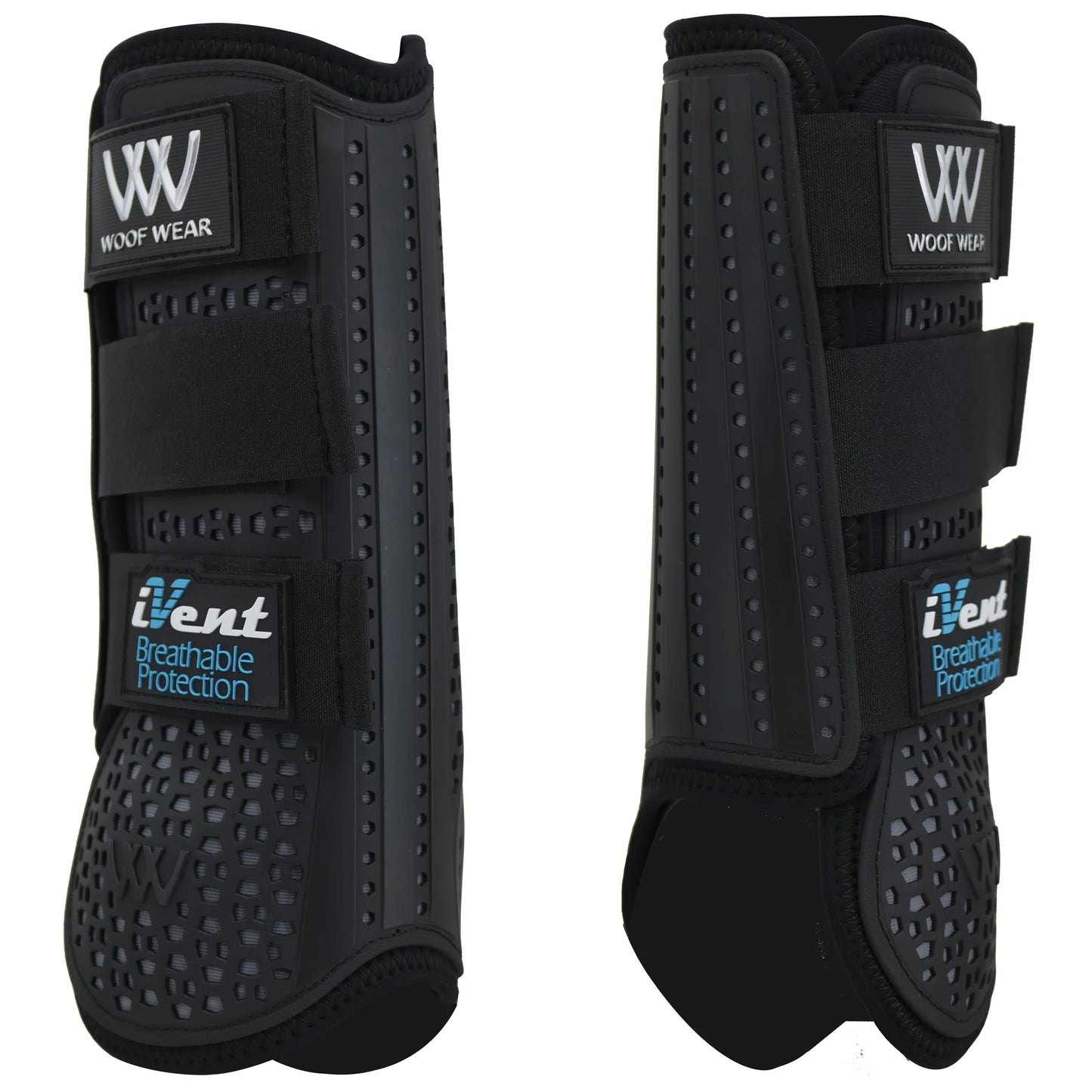 Toklat Ivent Protective Horse Boots for Eventing and Jumping - Black/Steel - Multiple Sizes