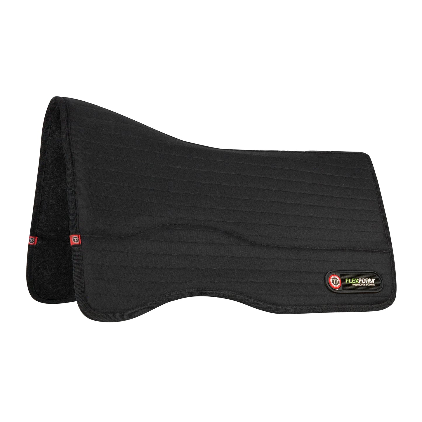 Toklat Matrix Western Felt Saddle Pad - Black - High-Performance Orthopedic Wool Felt