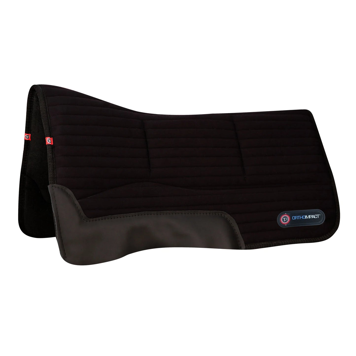 Toklat Matrix Western Felt Saddle Pad - Black - High-Performance Orthopedic Wool Felt