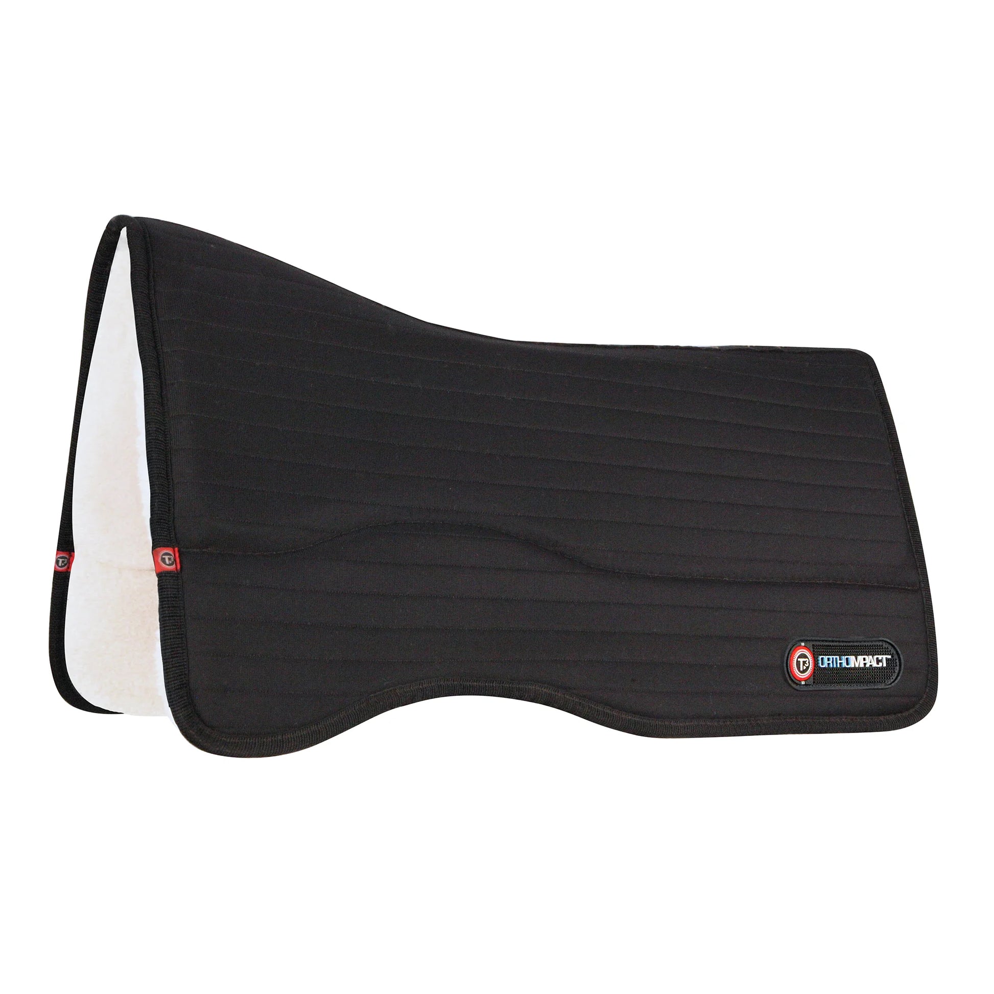 Toklat Matrix Western Felt Saddle Pad - Black - High-Performance Orthopedic Wool Felt