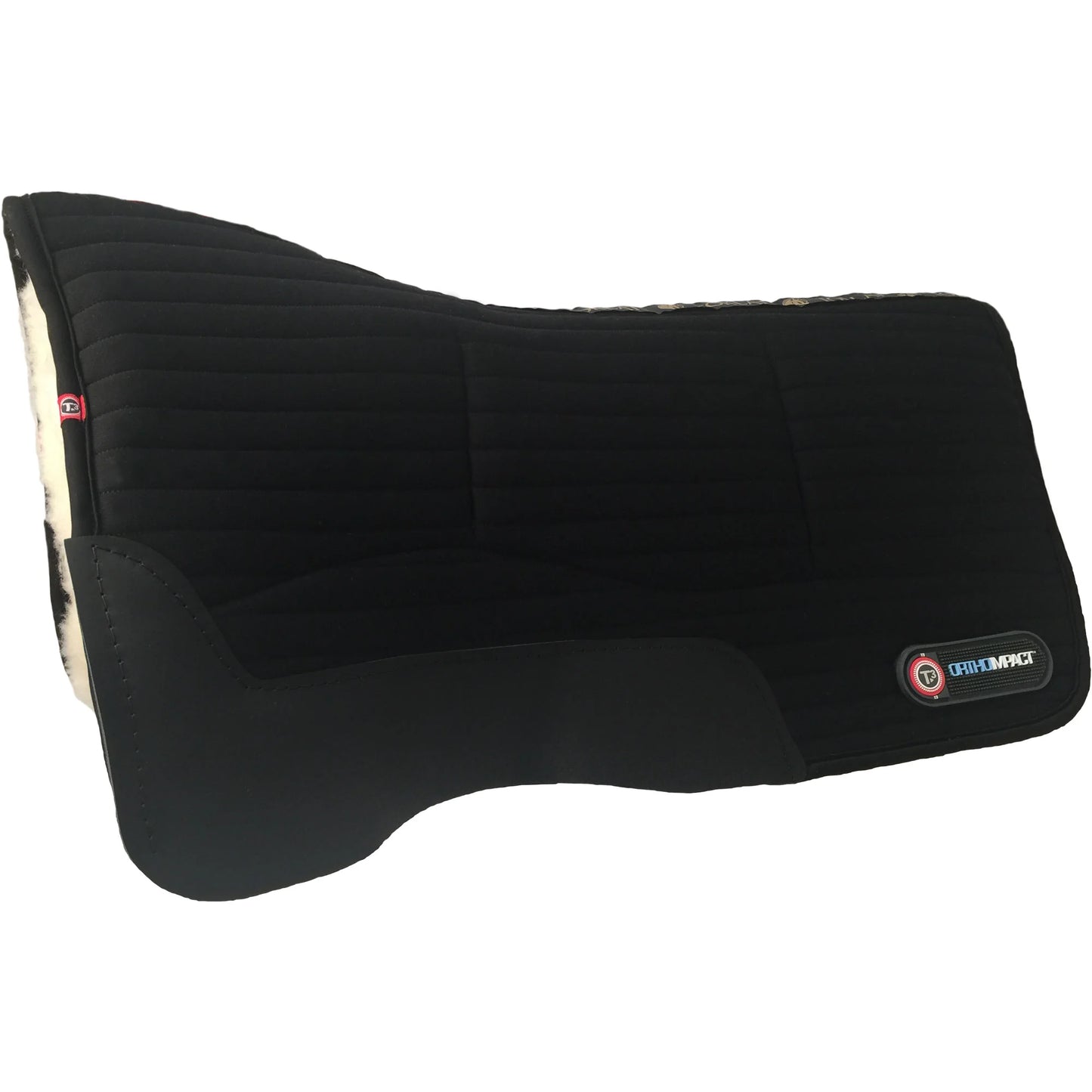 Toklat Matrix Western Felt Saddle Pad - Black - High-Performance Orthopedic Wool Felt