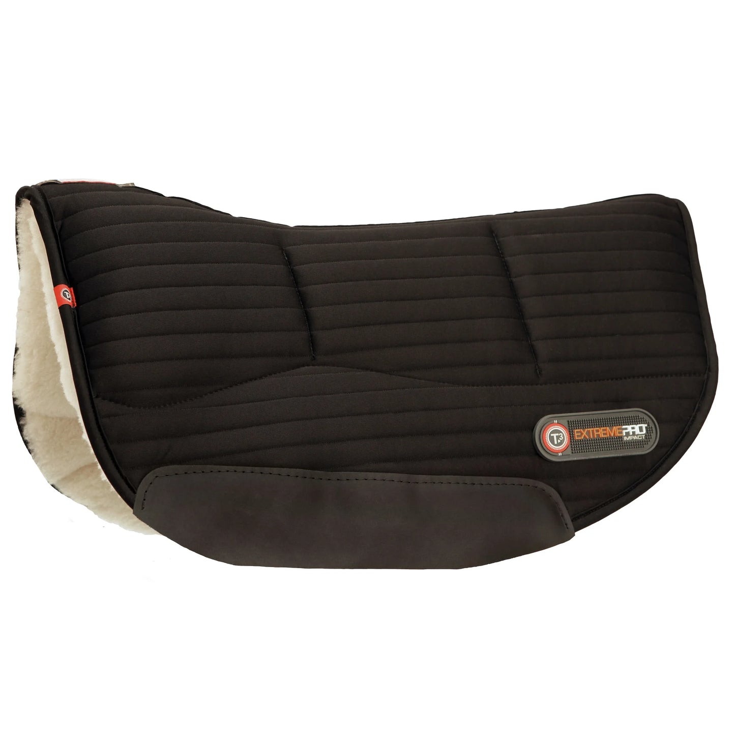 Toklat Matrix Western Felt Saddle Pad - Black - High-Performance Orthopedic Wool Felt