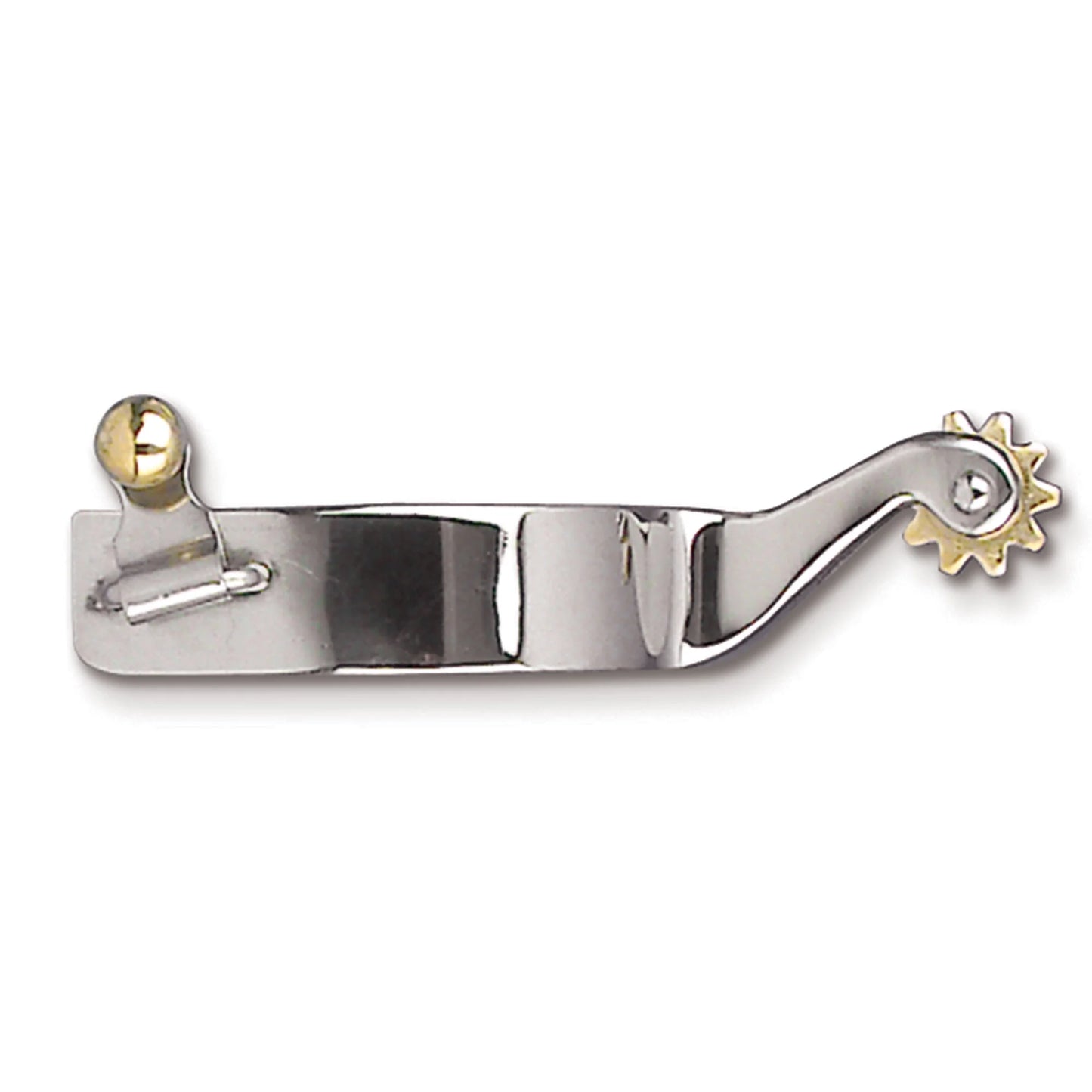 Toklat Men's Western Roping Spurs - 1" Band, 2" Shank - Durable Stainless Steel Construction
