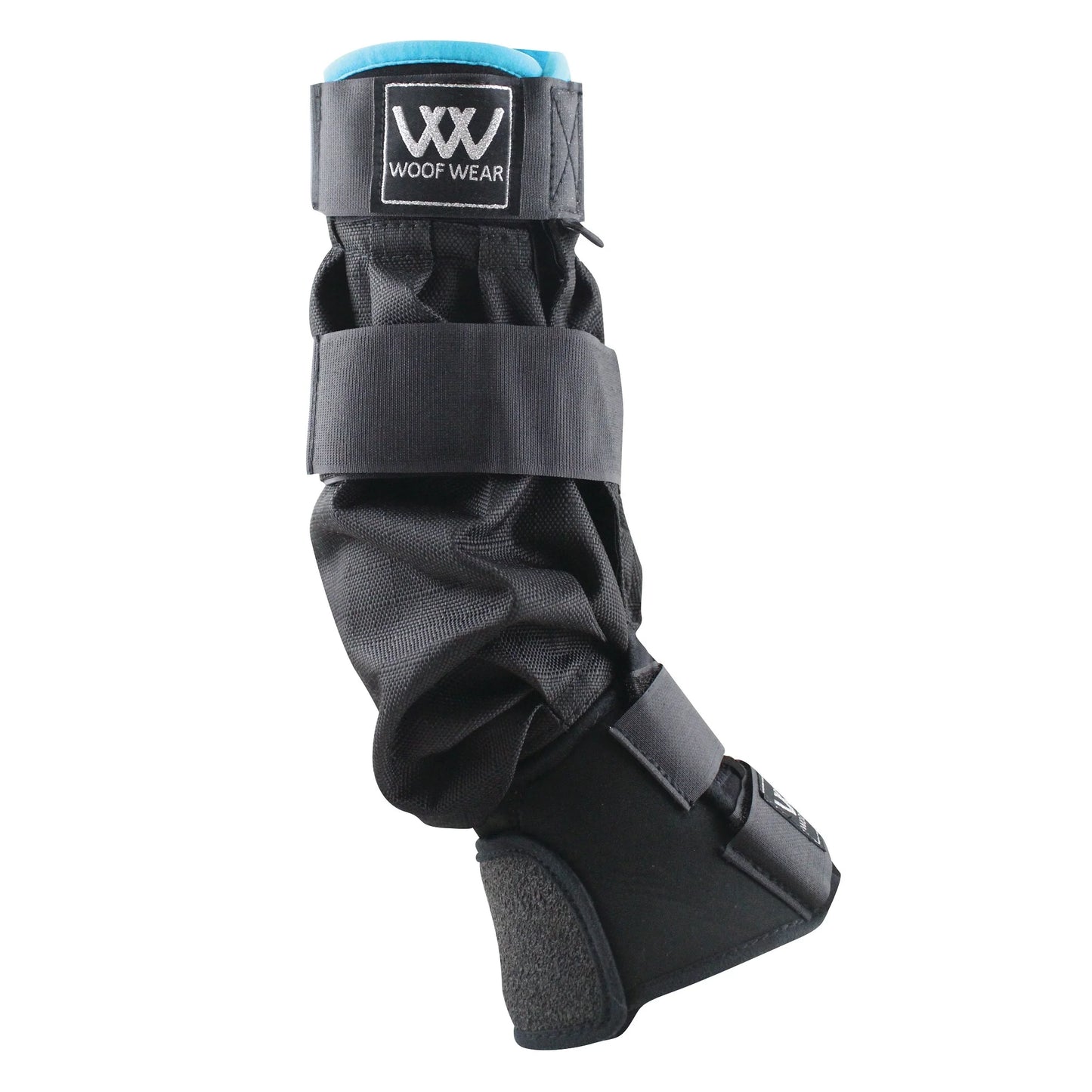 Toklat Mud Fever Boot - Protective Horse Leg Boots for Mud & Scratches - Black/Turquoise