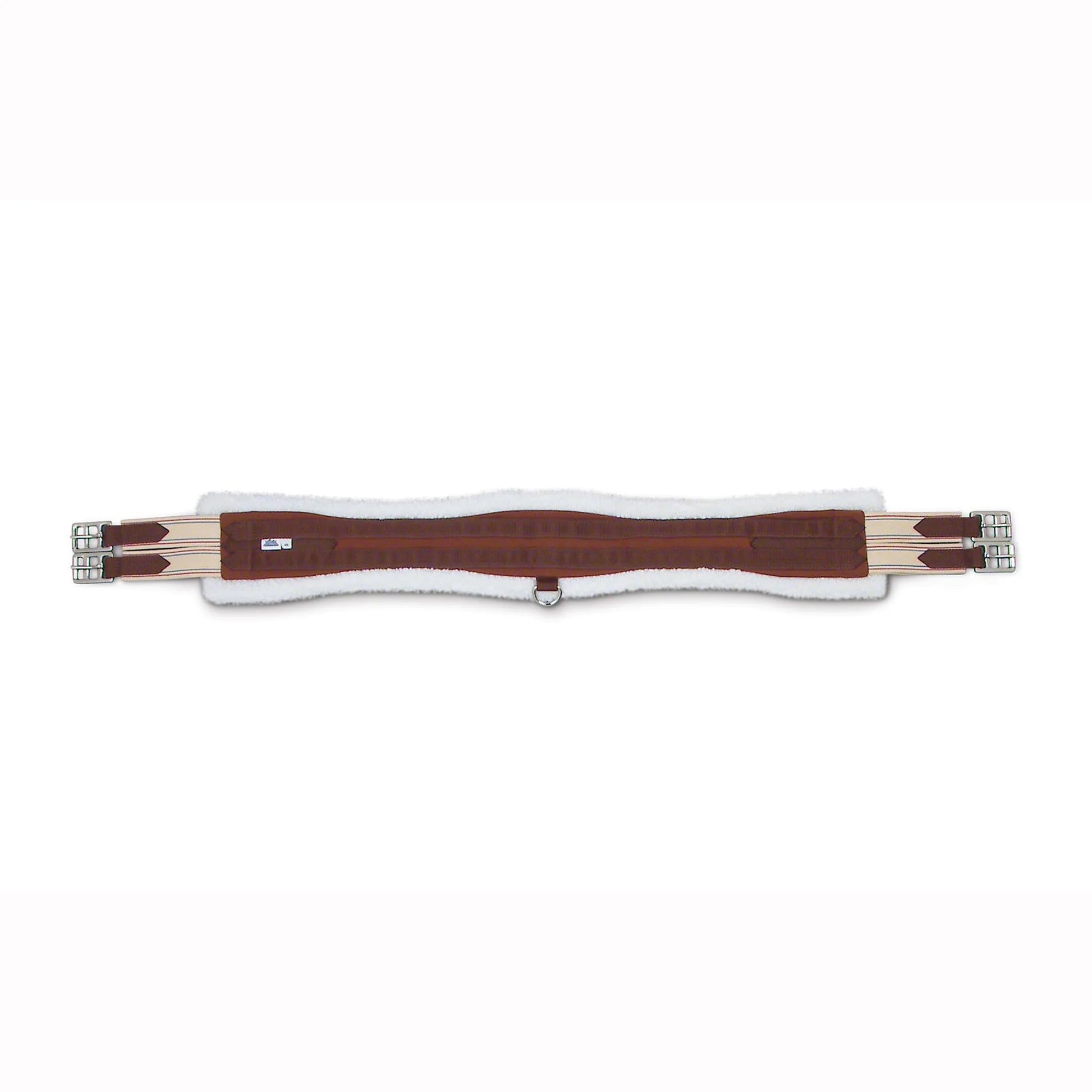 Toklat Passport English Fleece Girth - Brown Synthetic Fleece - Multiple Sizes