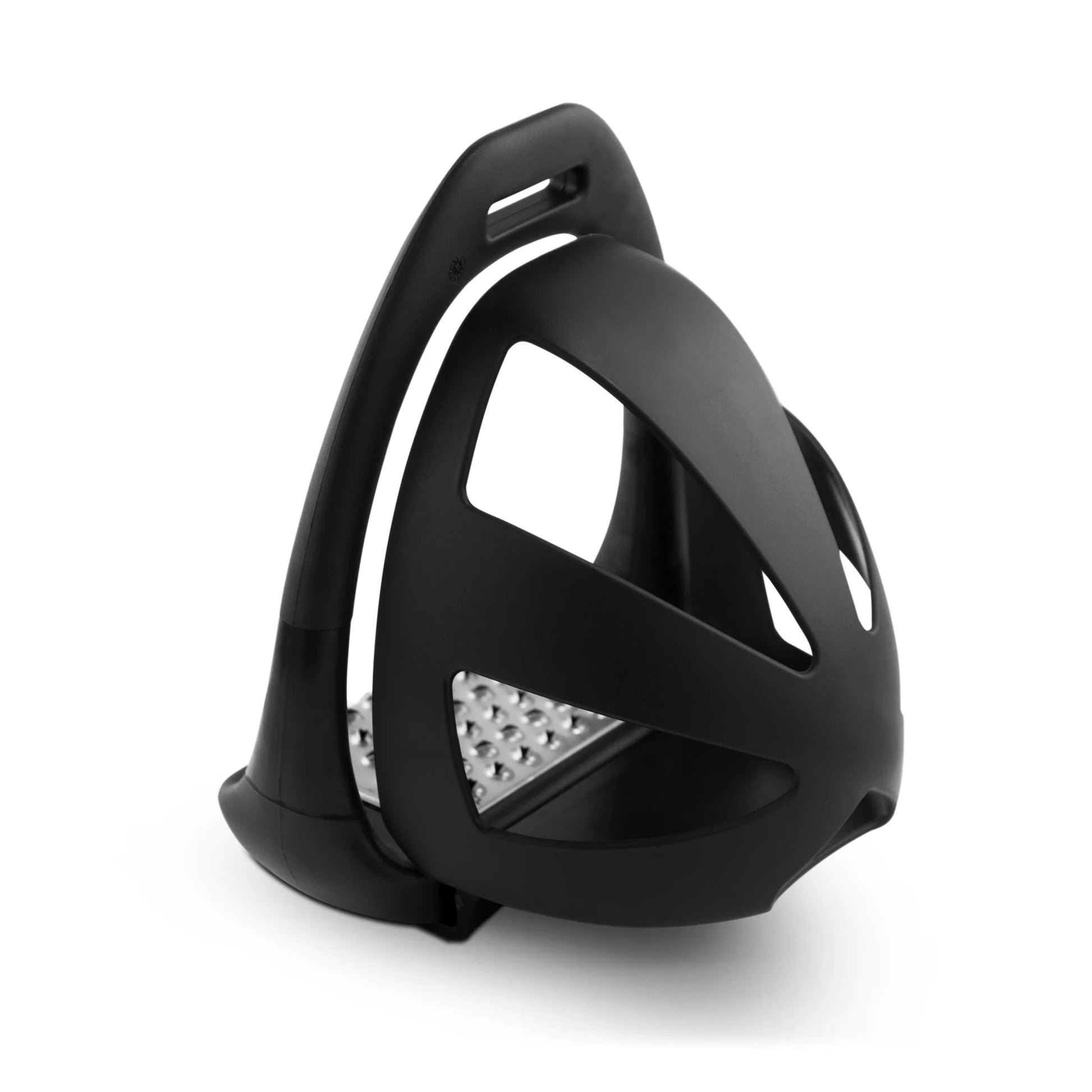 Toklat Sport Flex End Stirrups - Black with Aluminum Pads - Flexible Branches for Joint Relief