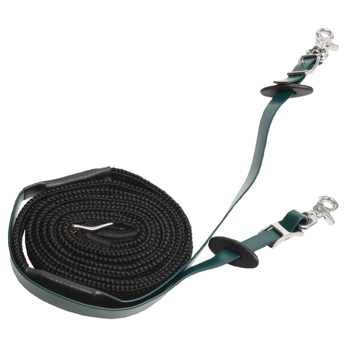 Toklat Stainless Steel Endurance Woven Reins - Durable Horse Tack for Long Distance Riding