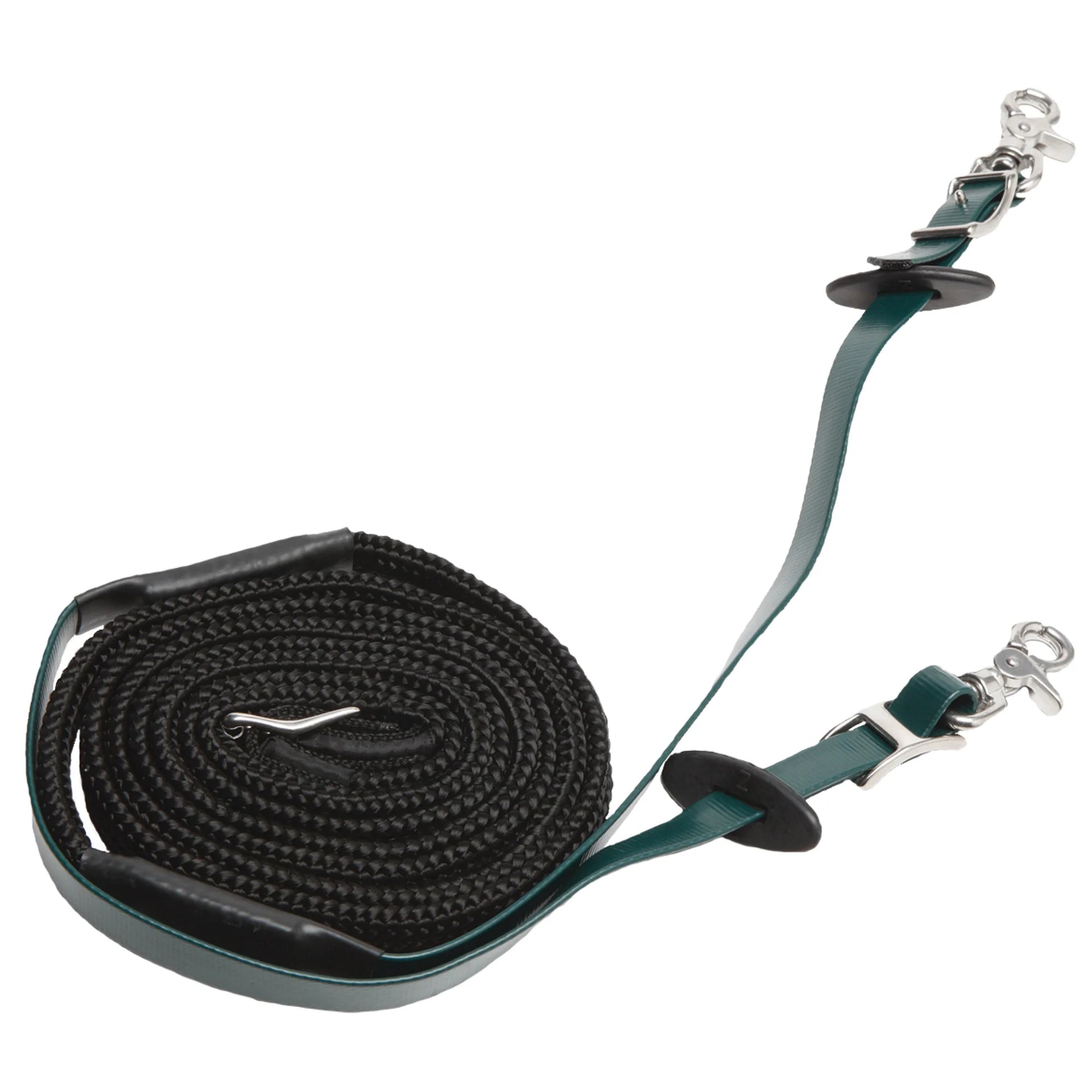 Toklat Stainless Steel Endurance Woven Reins - Durable Horse Tack for Long Distance Riding