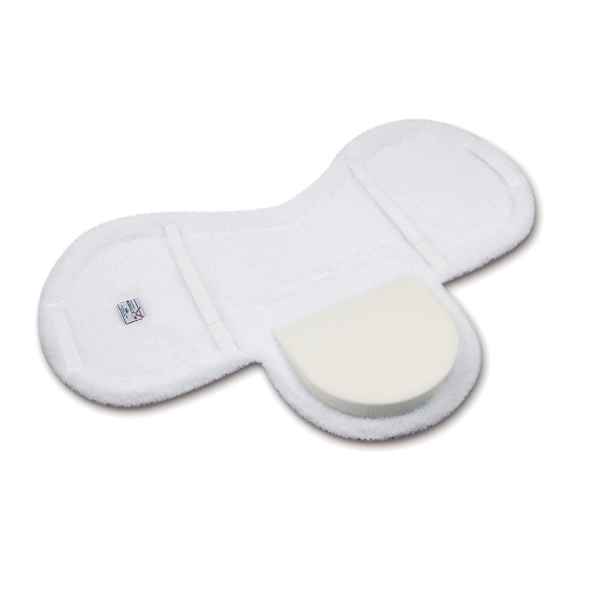 Toklat Superquilt White English Saddle Pad - Durable High-Performance Quilted Horse Pad