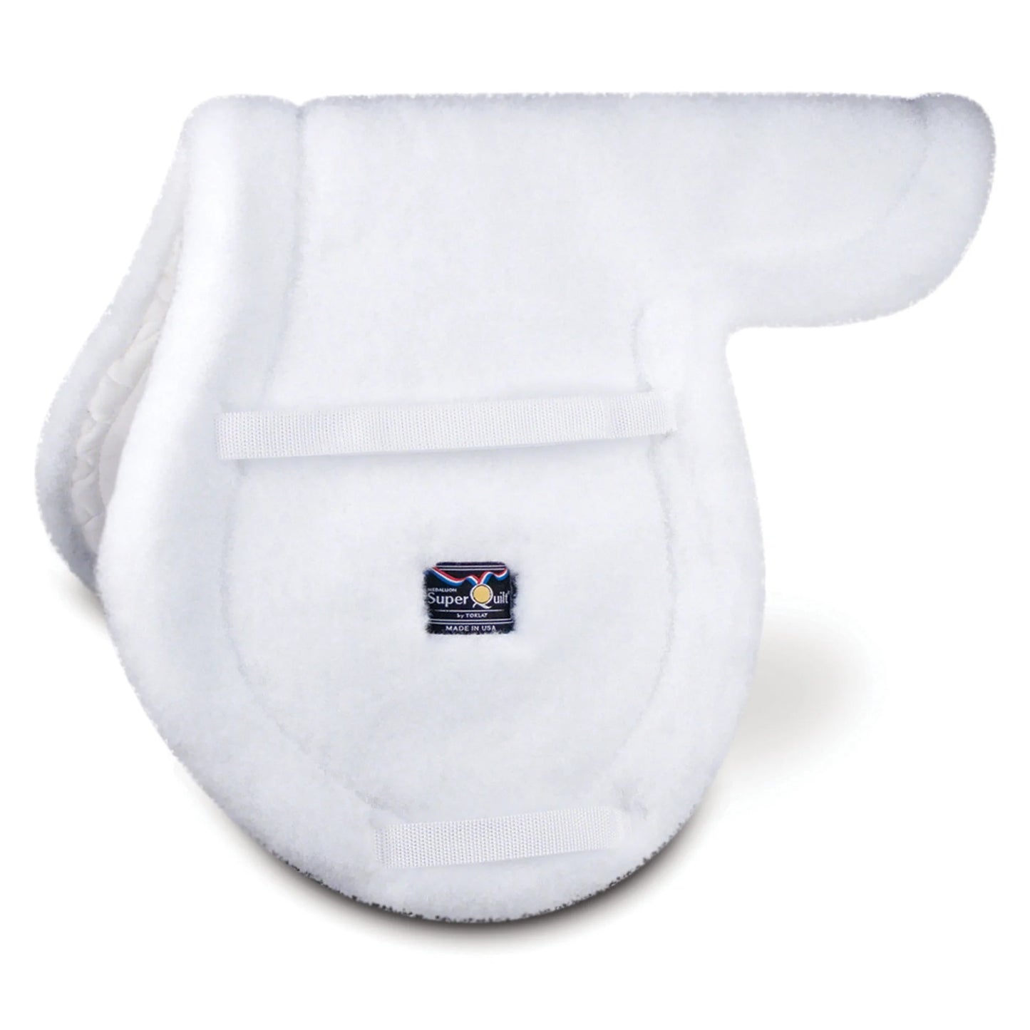 Toklat Superquilt White English Saddle Pad - Durable High-Performance Quilted Horse Pad