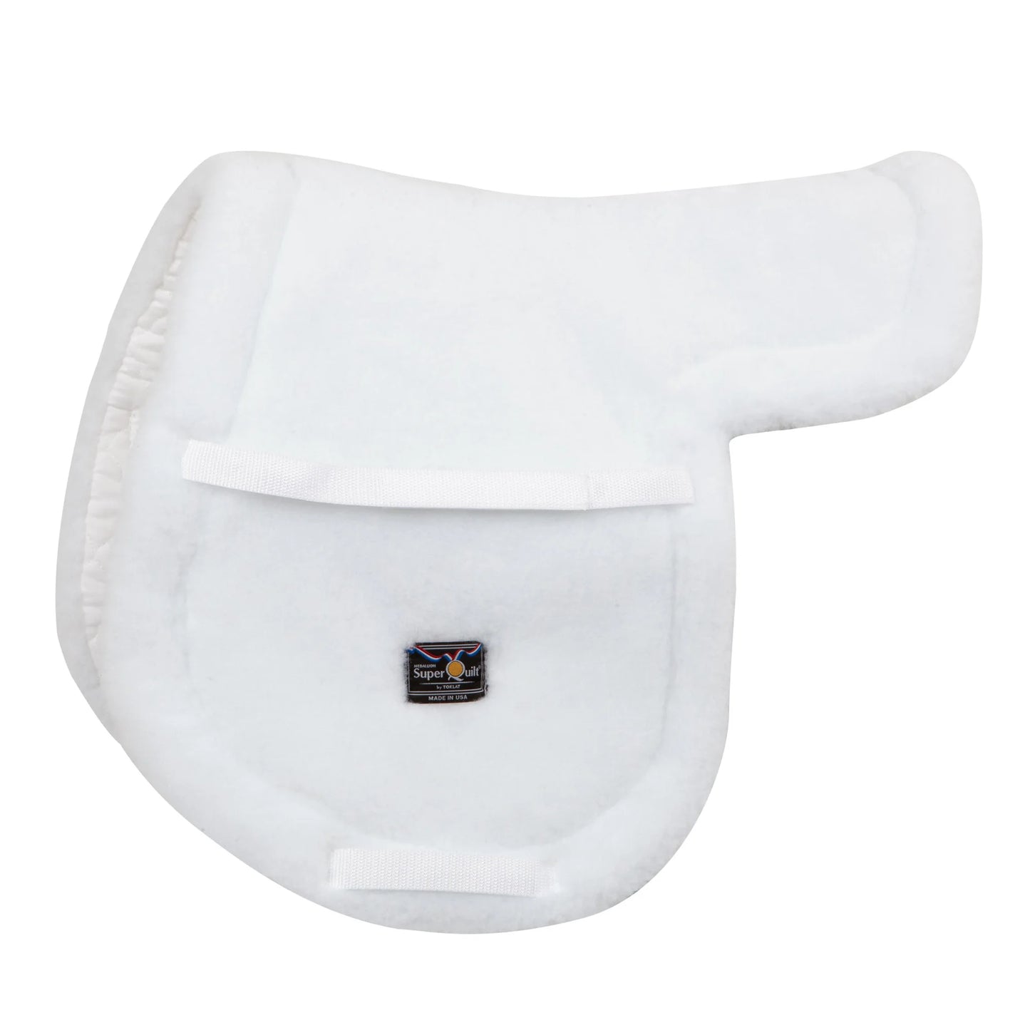 Toklat Superquilt White English Saddle Pad - Durable High-Performance Quilted Horse Pad