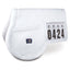 Toklat Superquilt White Number Pad - Durable Moisture-Wicking Show Saddle Pad