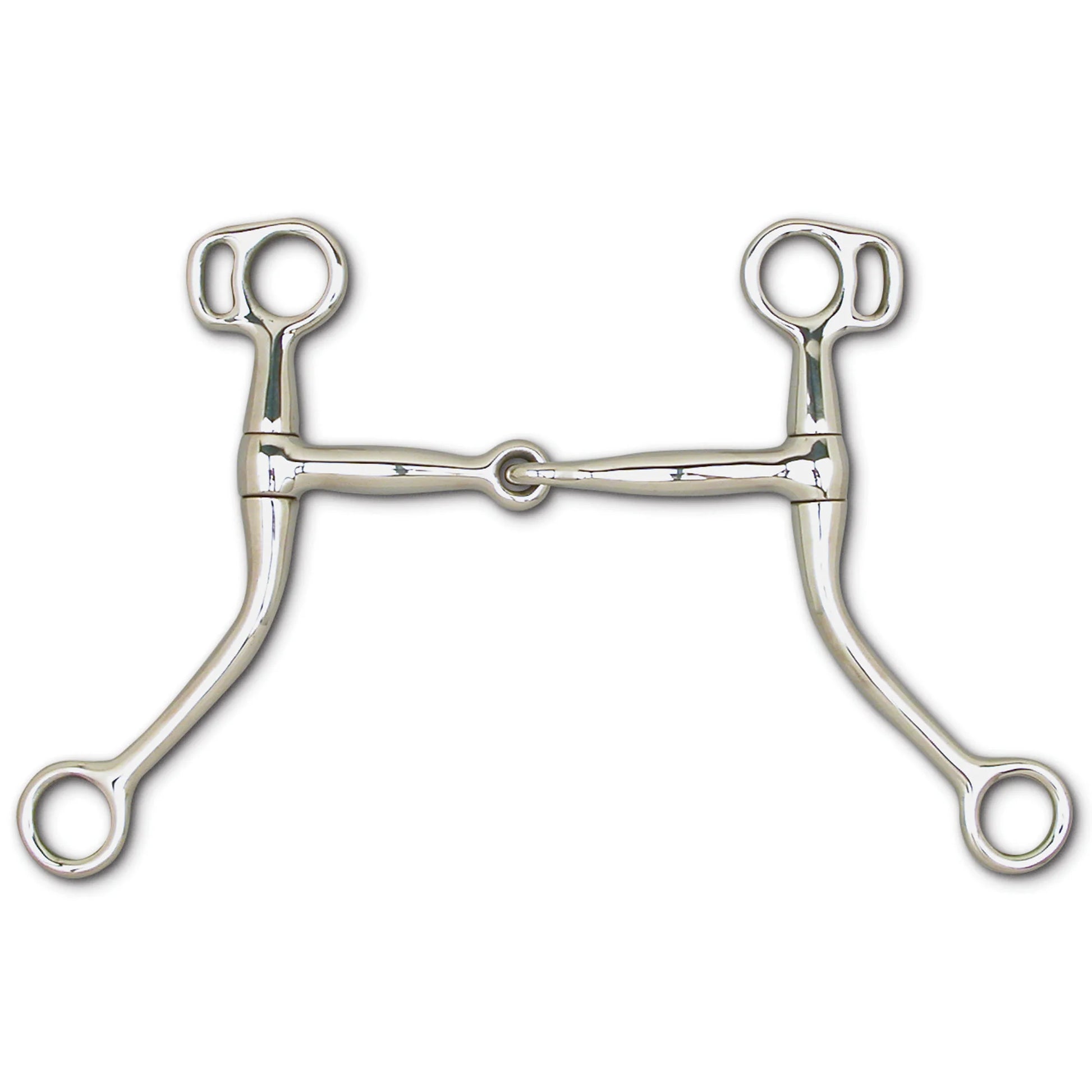 Toklat Wes 6" Shank Swept Back Western Bit with Curb Ring - Multiple Sizes