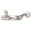 Toklat Western Show Equestrian Spurs with Rowel - 3/4" Band, 2" Shank