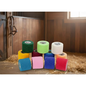 3M Vetrap Self-Adherent Bandage Tape - 2 Inch x 5 Yards - Breathable Equine First Aid Wrap - Single