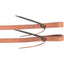 Cashel Harness Split Reins crafted from 5/8 inch thick premium harness leather in a warm chestnut brown. These western split reins feature traditional tied ends with dark leather laces for a secure and classic look. Ideal for horse training and everyday riding, these durable leather reins offer a comfortable grip and timeless equestrian style. High-quality craftsmanship for serious riders and western tack enthusiasts.
