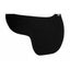 Black Cashel Soft Pad Liner for Soft Saddle G2, featuring moisture-wicking fabric and a split-back contour design for an ergonomic fit. This large equestrian saddle accessory is crafted to keep your horse cool and comfortable by wicking away sweat. Perfect for trail riding or daily training, it provides essential protection and support for soft or treeless saddles.