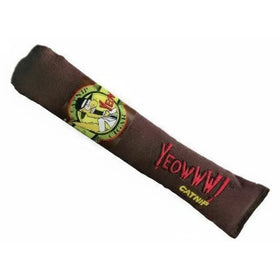 Ducky World Yeowww! Cigar 7" Organic Catnip Kicker for Barn Cats