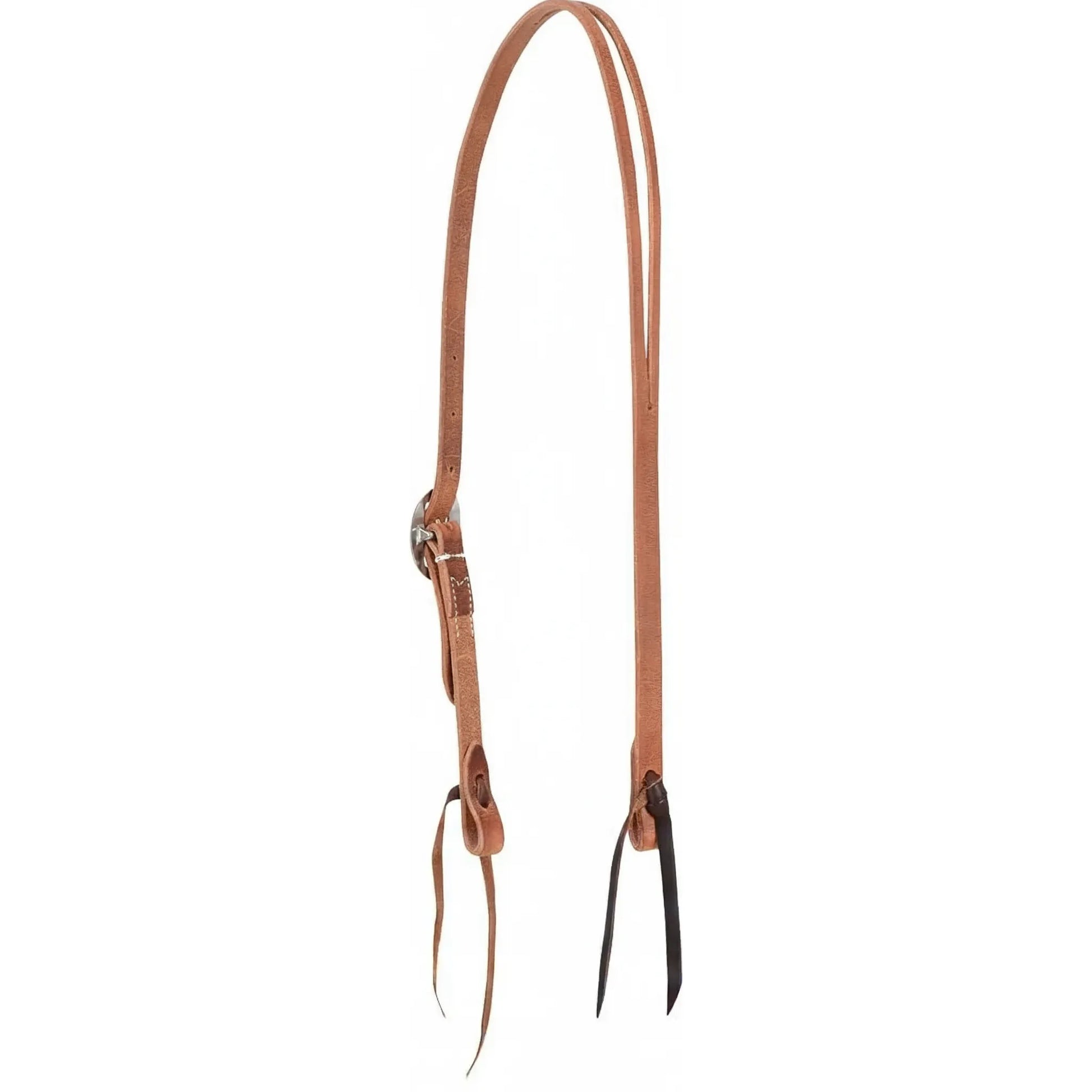 Martin Saddlery Split Ear Headstall crafted from premium hand-oiled harness leather. This classic western horse tack features a single split-ear design with a stainless steel buckle for easy adjustment and latigo leather bit ties. The durable, rich oiled finish offers a professional look and long-lasting performance for ranch work, training, or trail riding. A high-quality, minimalist staple for any western equestrian’s collection.
