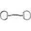 Myler Eggbutt MB 36 stainless steel horse bit with a 5.5-inch curved mouthpiece and central barrel. Designed for independent side movement and tongue relief, this bit facilitates clear, gentle communication. Fixed eggbutt rings provide stability and prevent pinching at the corners of the mouth. A premium addition to your equestrian tack collection for dressage, training, or pleasure riding.
