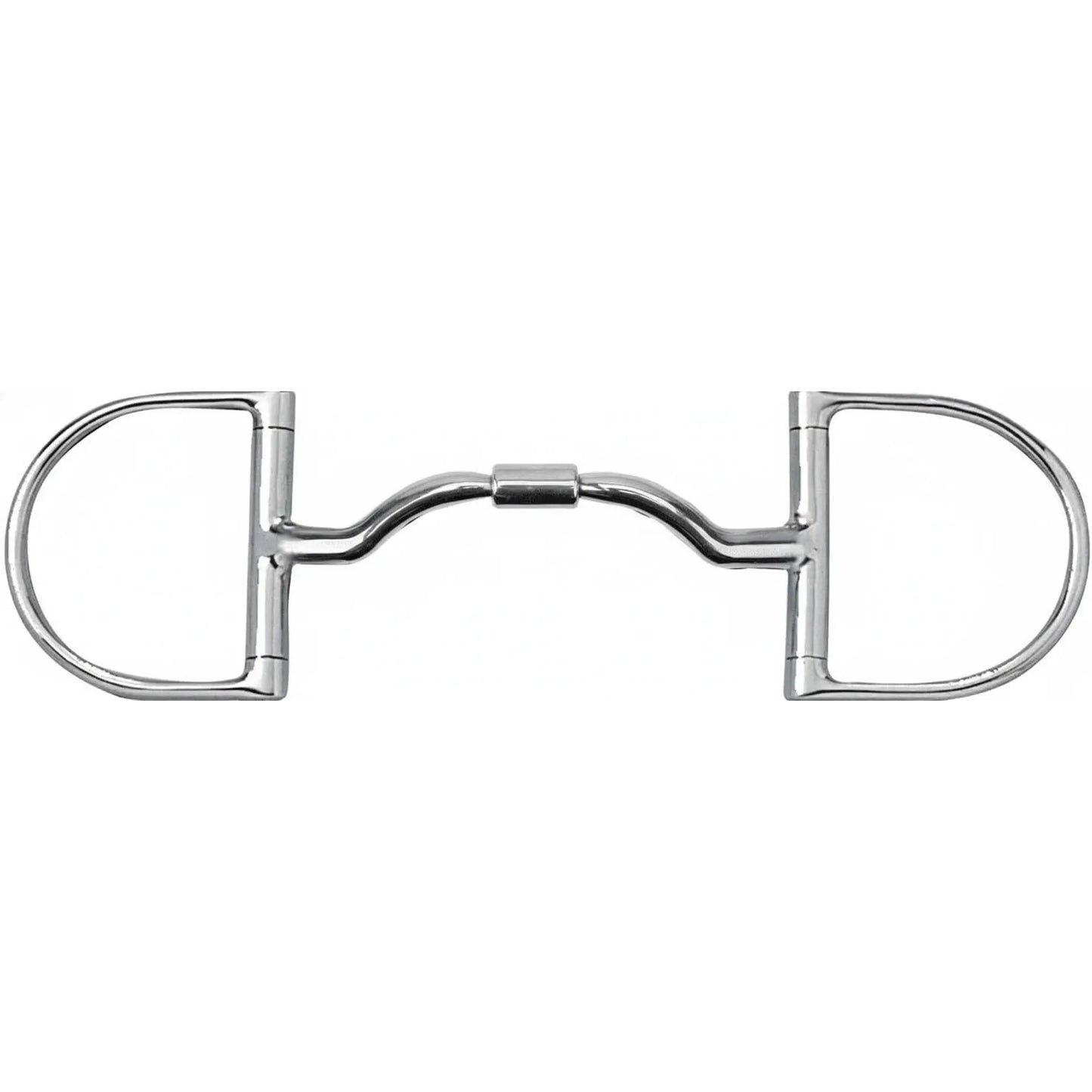 Myler MB33WL Wide Low Ported Dee Pony Bit, Level 3 stainless steel horse bit with copper inlays. This performance bit features a 29mm wide low port for maximum tongue relief and stable D-ring cheeks to prevent pinching and provide lateral control. Ideal for finished ponies and advanced equestrian riding, offering refined communication and comfort. High-quality rust-resistant tack perfect for various horse riding disciplines.