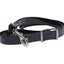 Professional's Choice 1" Biothane Tie Down Strap in sleek black. This durable, waterproof, and weatherproof horse tack features a glossy finish, an adjustable silver-tone buckle, and a heavy-duty snap hook for secure attachment. Ideal for riders seeking low-maintenance, high-performance equestrian gear that withstands the elements. Professional-grade Western horse training equipment.