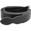 Professional's Choice Beveled Edge Black Latigo Leather Cinch Tie Strap for Western Saddles. This premium 1 3/4" x 6' horse tack features a sleek beveled finish, pre-punched holes, and a decorative end embossed with the Professional's Choice logo. Durable and reliable, this essential piece of western horse equipment is designed for secure cinch attachment and professional-grade performance in any riding discipline.