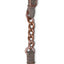 Professional's Choice Bob Avila Collection Nylon Curb Strap featuring a durable brown nylon strap and high-quality copper hardware. This adjustable horse curb strap includes a central copper chain section for precise pressure and a secure fit. Ideal for western riders seeking professional-grade equestrian tack, the sleek copper buckle and round rings offer both style and functionality for any horse bit setup.