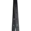 Professional's Choice Double-Stitched Leather Off Billet in black. This high-quality 1 3/4" x 5 1/2' western saddle strap features durable leather construction with reinforced double-stitching and multiple pre-punched adjustment holes. The embossed Professional's Choice logo adds a professional touch to this essential horse tack equipment, perfect for reliably securing a western cinch.