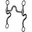 Professional's Choice Equisential Swept Back Seven Shank Bit featuring a high port mouthpiece and polished stainless steel finish. This 8-inch cheek horse bit showcases a swept-back S-shape shank design for enhanced leverage and communication. An essential Western riding curb bit for training and performance, combining professional quality with a sleek silver look for any equestrian's tack room.
