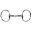 Professional's Choice O-Ring 3-Piece Snaffle Horse Bit featuring a 5 1/4" sweet iron mouthpiece and polished 2 7/8" loose rings. This premium stainless steel horse tack is designed for clear communication and comfort, making it a versatile choice for Western or English riding. Ideal for training, schooling, or competition, this durable jointed snaffle bit is a must-have piece of equestrian equipment for riders seeking quality and performance.