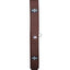 Professional's Choice SMX English Girth in chocolate brown, featuring non-slip neoprene for horse comfort and saddle stability. This premium equestrian tack includes durable stainless steel hardware with a central D-ring and reinforced stitching. Showcases iconic Professional's Choice branding and a Made in USA tag. Breathable, easy-to-clean, and designed for peak performance and security in various English riding disciplines.