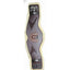Professional's Choice VenTech Contoured Monoflap Girth in Chocolate brown with a plush cream sheepskin lining. This high-performance horse girth features an anatomical design for maximum elbow clearance, a durable TPU shell, and a central D-ring for training attachments. Equipped with stainless steel roller buckles and a breathable design, it’s a premium equestrian essential for dressage and eventing monoflap saddles, combining horse comfort with elegant style.