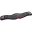 Professional's Choice Ventech Contoured Monoflap Neoprene Girth in Chocolate. This high-performance horse girth features a breathable, non-slip neoprene lining and a sleek black outer shell. Its anatomical contoured design ensures maximum comfort and freedom of movement. Includes durable stainless steel roller buckles on both ends and a central D-ring for training aids. Perfect for dressage or monoflap saddles, this essential equestrian gear provides ultimate stability.