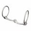 Weaver Leather 7" Jointed Team Bit featuring a polished nickel-plated malleable iron finish. This classic snaffle mouthpiece includes two large 3" loose rings, providing clear communication and control for equestrian training, western riding, and team driving. A durable and stylish addition to your horse tack collection, perfect for professional or recreational use.