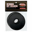 Pair of Weaver Leather Black Rubber Bit Guards, 3.5" diameter, designed to fit all types of horse bits. These durable rubber discs prevent uncomfortable pinching and rubbing at the corners of a horse's mouth. Packaged in retail branding, they are essential equestrian accessories for improved horse comfort and bit fit. Ideal for training, showing, or everyday riding.