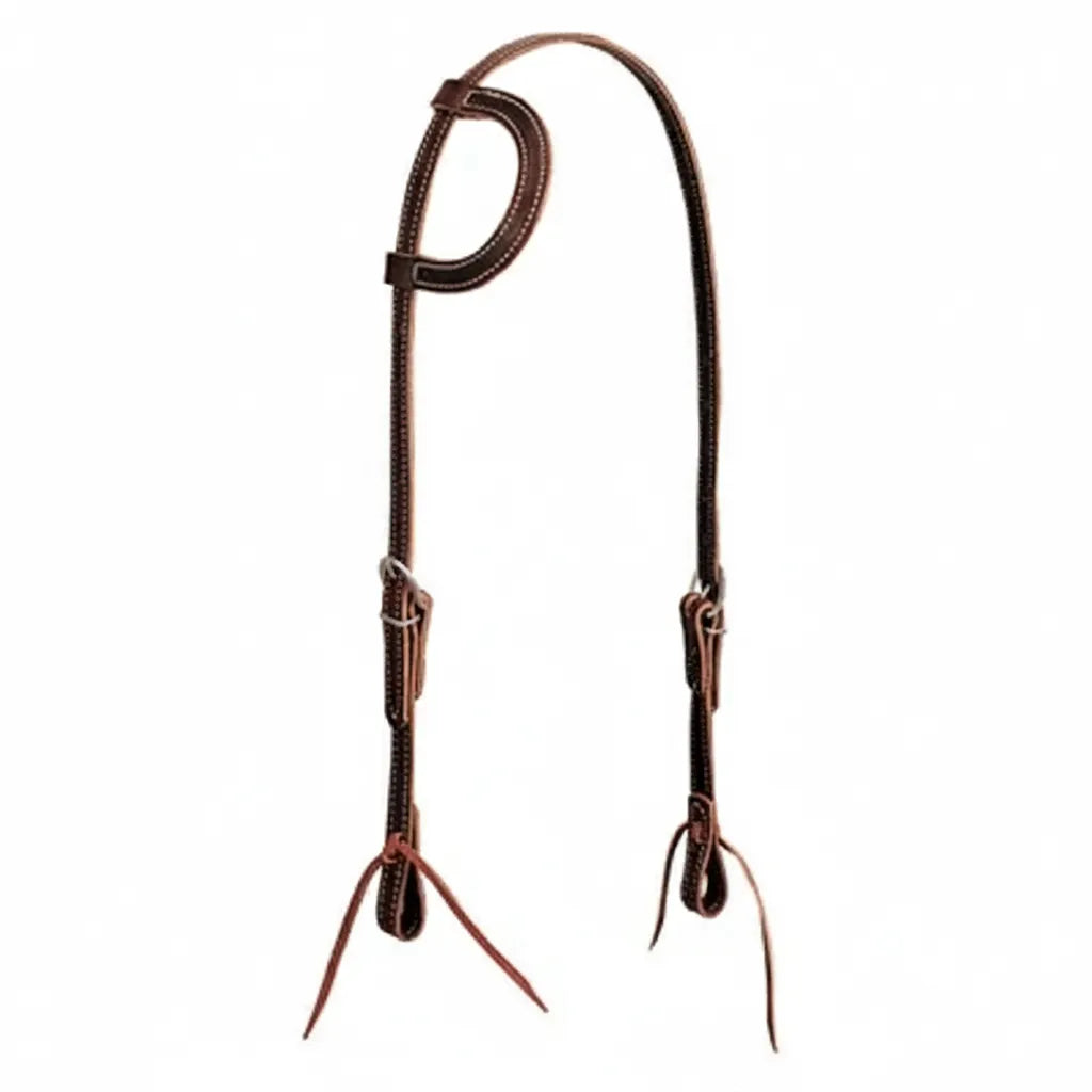 Professional's Choice Western Bridle Rig - Headstall, Reins & Curb Strap