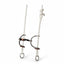 Weaver Leather Gag Bridle featuring white rope cheek pieces and a 5" sweet iron mouth with a copper roller to promote salivation. This stainless steel sliding bit with 3-1/2" cheeks is designed for smooth action and precise communication during horse training. A durable, professional-grade piece of equestrian tack perfect for Western riders seeking enhanced control and responsiveness.