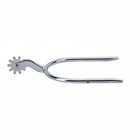 Weaver Leather Men's Copper Plated Quick-On Spurs - 1.5" Shank with 10-Point Rowel