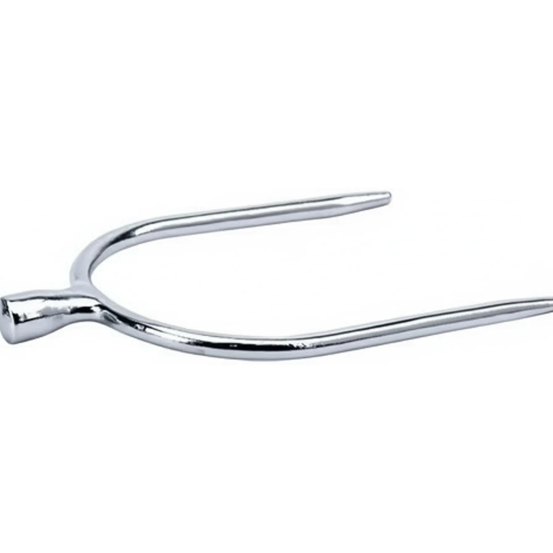 Polished Weaver Leather chrome-plated Western spurs for men, featuring a sleek quick-on design and 3/4" shank. These professional-grade silver spurs are essential equestrian gear for reining and ranch riding, combining style and functionality for the serious rider.